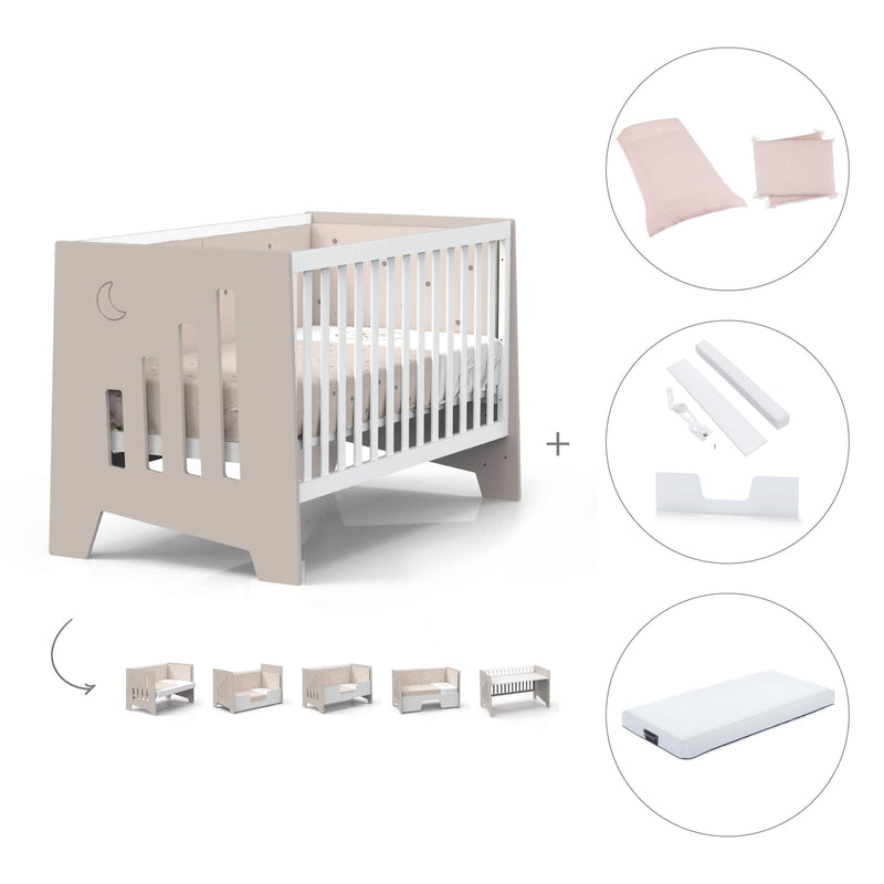 Berço co-sleeping 70x140 cm (6in1) beige · Omni XL C191-M7753