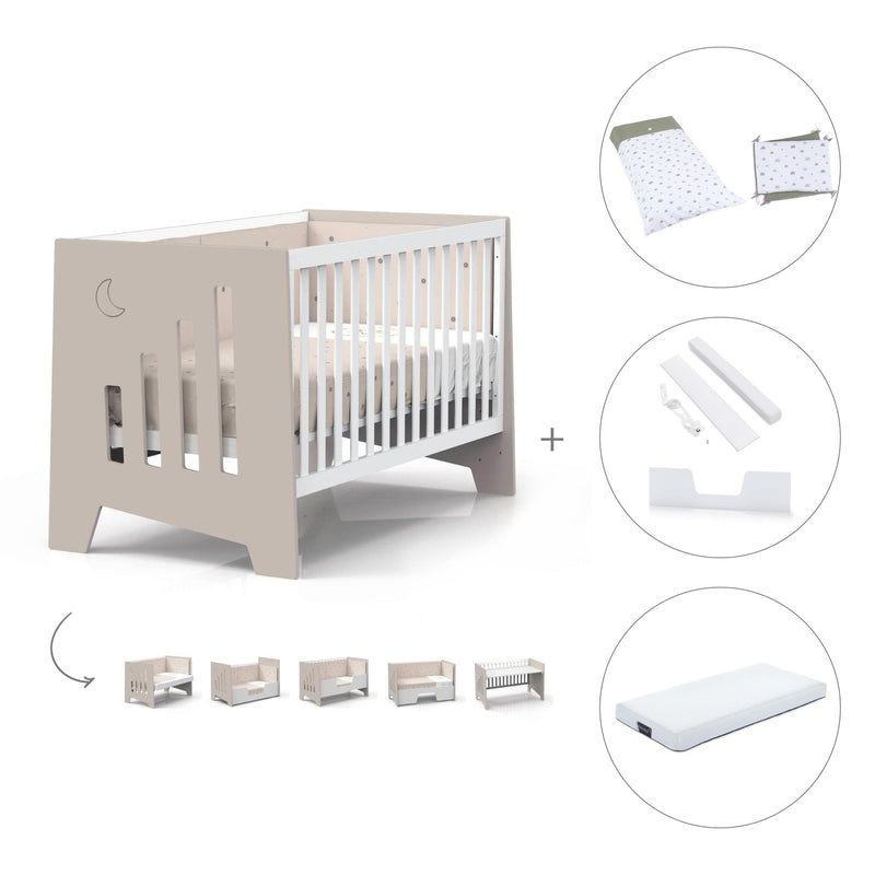 Berço co-sleeping 70x140 cm (6in1) beige · Omni XL C191-M7753