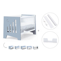 Co-sleeping cot 70x140 cm (6in1) blue · Omni XL C191-M7741