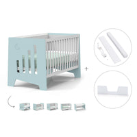 Berço co-sleeping 70x140 cm (6in1) verde-menta · Omni XL C191-M7755