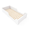 Lit bas Montessori pour enfants de 90x200 cm en blanc · Ilmoon QN200