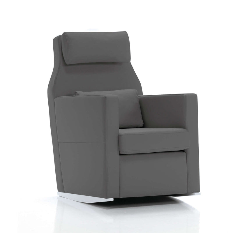REFURBISHED - ERGO Nursing Chair upholstered in grey eco-leather · SL101P-P979E