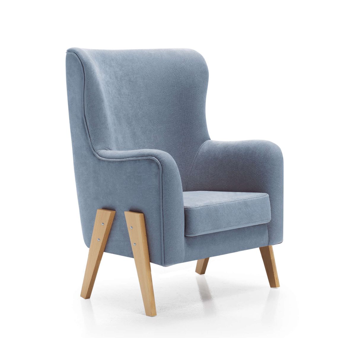 Fabric upholstered nursing chair from the Glam collection