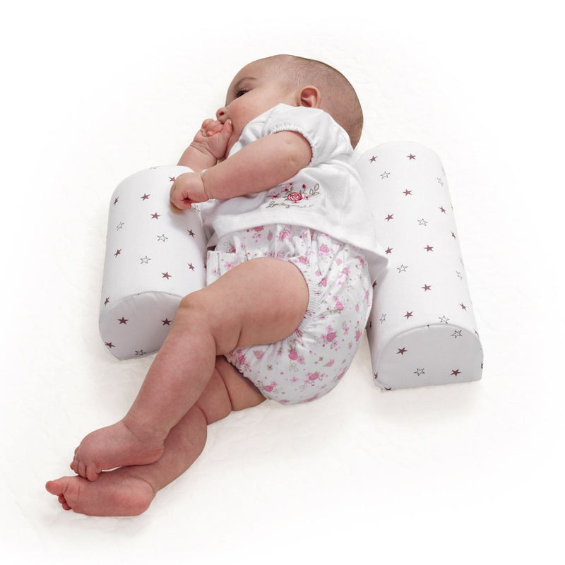 Pink sleep positioner with removable cover · 698-112 Indiana Rosa