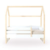 Montesori bed-house 70x140 cm in wood/white · Sogni NB1400