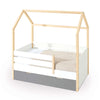 Montesori bed-house 70x140 cm in wood/white · Sogni NB1400