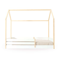 Lit-cabane Montessori 90x200 cm en bois/blanc · Sogni XL NB2000