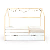 Montesori bed-house 90x200 cm wood/white · Sogni XL NB2000