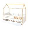 Montessori Hausbett 90x200 cm Holz/weiss · Sogni XL NB2000