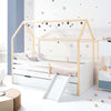 Montesori bed-house 90x200 cm wood/white · Sogni XL NB2000