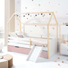 Cama-casinha Montessori 90x200 cm madeira/branco · Sogni XL NB2000