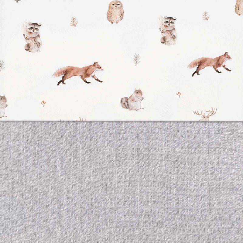 Cesto para produtos higiene do edredão estampado florestal · 618-148 Taiga