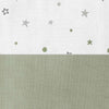 Wooden Montessori bed 90x200 cm with green bedding · Homy Life XL