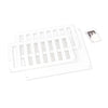 Conversion kit from cot 60x120 cm to crib 60x80 cm white