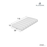 Matelas anti-plagiocéphalie lit bébé 60x120 cm · Sognum ZA60-120