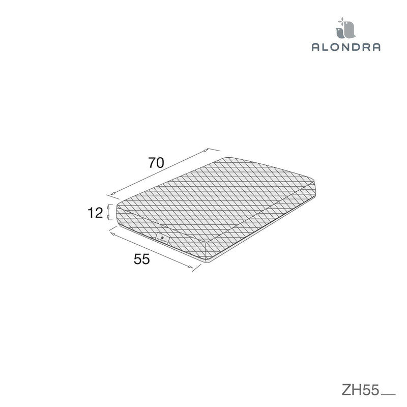 Anti-suffocation mattress for crib of 55x70 cm · Gravity+ ZH55-70