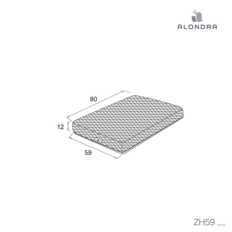 Anti-suffocation mattress for crib 55x70 cm · Gravity+ ZH55-70