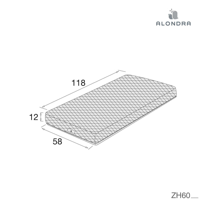 Anti-Erstickungs-Matratze für Babybett 60x120 cm · Gravity+ ZH60-120