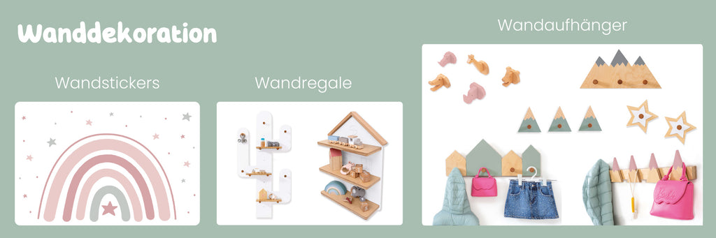 Wanddekoration für Babyzimmer und Kinderzimmer