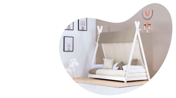 Chambre lit cabane Montessori pour enfant de Alondra, décoration pour  chambre bébé et enfant - Le Trésor de Bébé