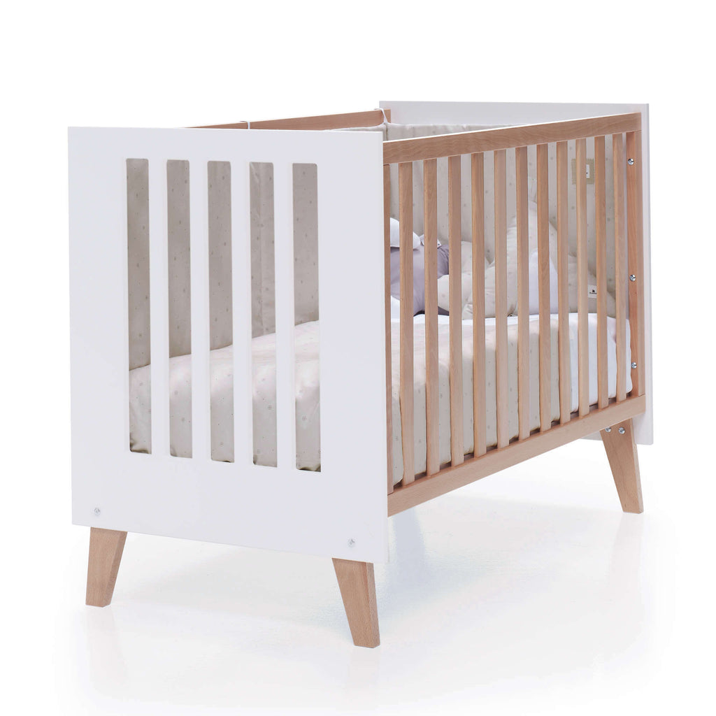 Done by Deer - Baby cot 70 x 140 cm White - Hajdi