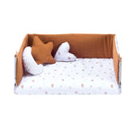 Co-sleeping textil set 50x80 quilt + 4-sided bumper · 650S-123 Ariake