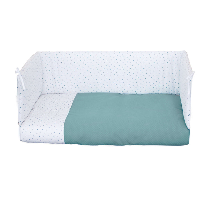 Co-sleeping textil set 50x80 quilt + 4-sided bumper · 650S-181 Mare
