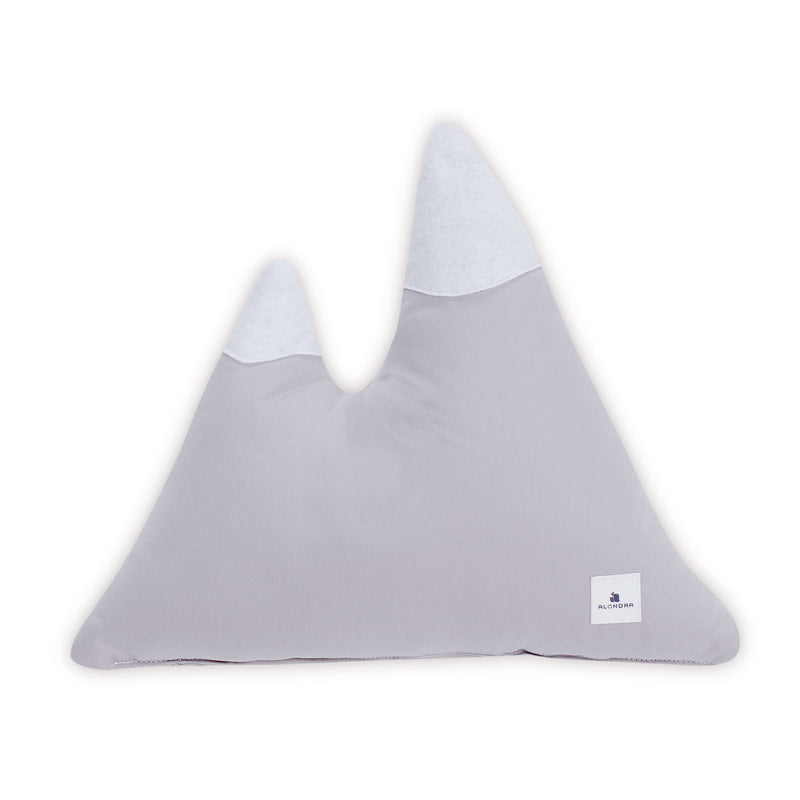 Cojín infantil gris liso - Montañas · 689-055 a juego colección Mint - Muebles para bebés ALONDRA