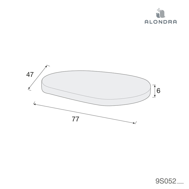 Spannbetttuch für Yakarta Babywiege 48x78 cm · 9S052-B 