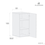 Modular wardrobe with 2 shelves · A301E
