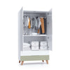 Children's wardrobe of 110 cm in wooden legs · Lifestyle A347R