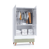 Children's wardrobe of 110 cm in wooden legs · Lifestyle A347R