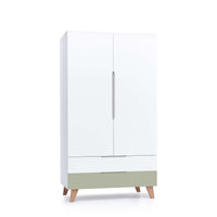 Children's wardrobe of 110 cm in wooden legs · Lifestyle A347R