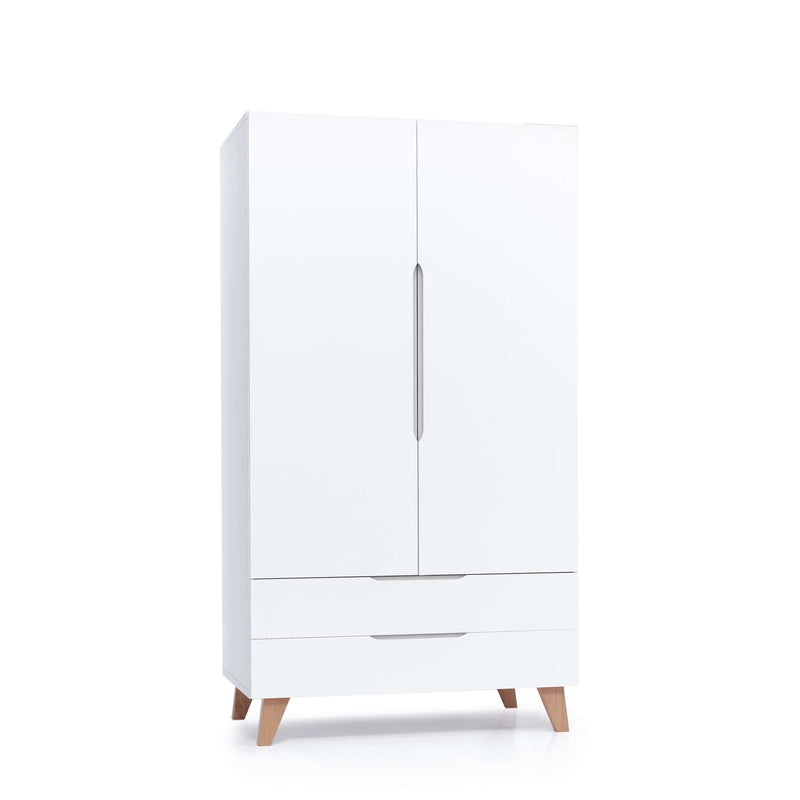 Children's wardrobe of 110 cm in wooden legs · Lifestyle A347R