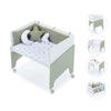 Co-sleeping crib 50x80 cm for baby (5in1) green-olive · Equo