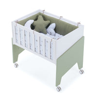 Co-sleeping crib 50x80 cm for baby (5in1) green-olive · Equo