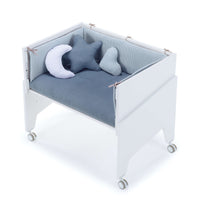 White co-sleeping crib 50x80 EQUO · C10