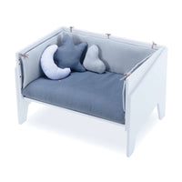 White co-sleeping crib 50x80 EQUO · C10