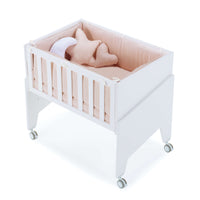 White co-sleeping crib 50x80 EQUO · C10