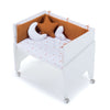 White co-sleeping crib 50x80 EQUO · C10