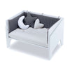 White co-sleeping crib 50x80 EQUO · C10