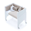 White co-sleeping crib 50x80 EQUO · C10