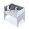 Grey co-sleeping crib EQUO 50x80 · C10-M7778