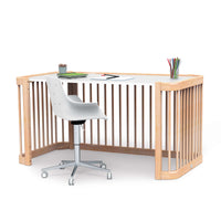 Lit bébé-Lit d'enfant 70x140 cm (3in1) en bois · Crea Due Nomad C300-M5000