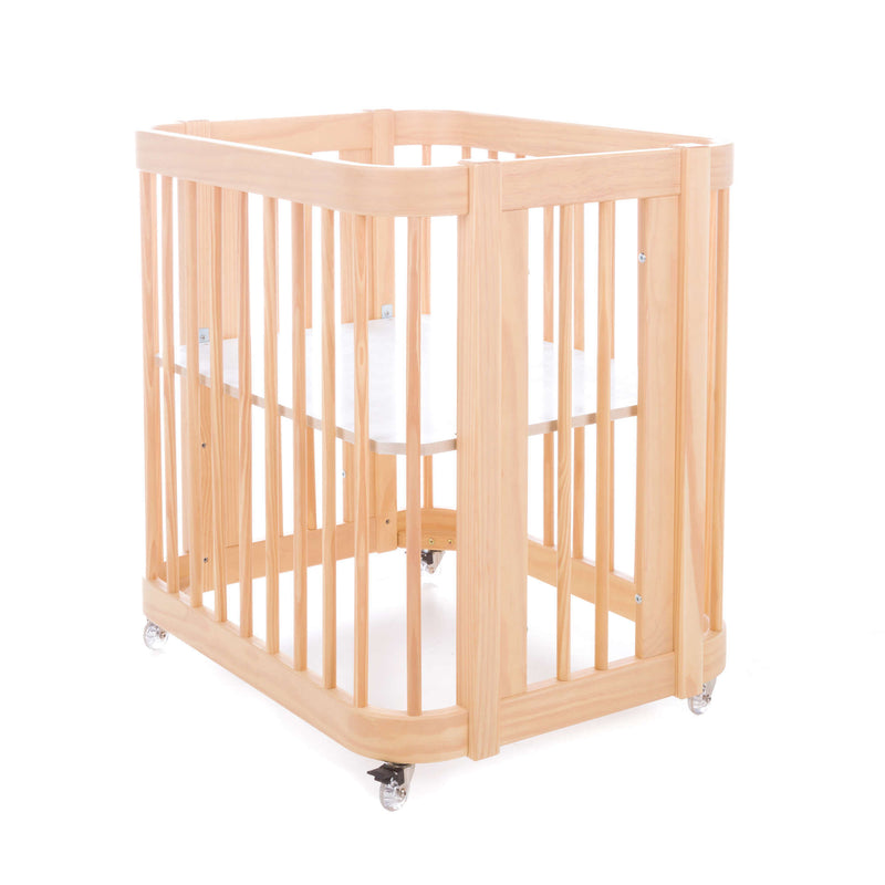 Top-Künstler Oval baby 55x70cm in wooden crib colour