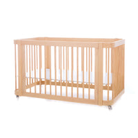 Baby cot-toddler bed (3in1) 70x140 cm wood · Crea Due Nomad C300-M5000