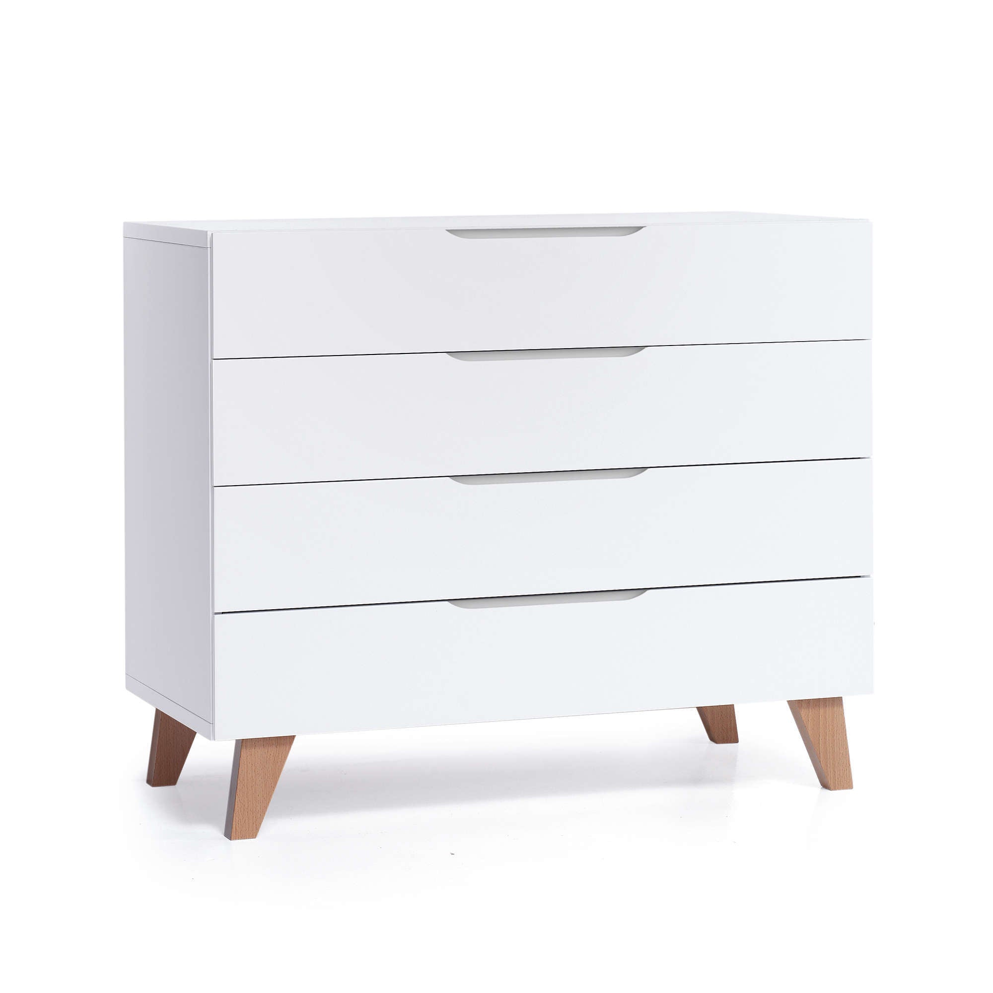 Wooden baby dresser (4 drawers) nordic design