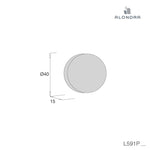 Wall lamp Notte · L591P