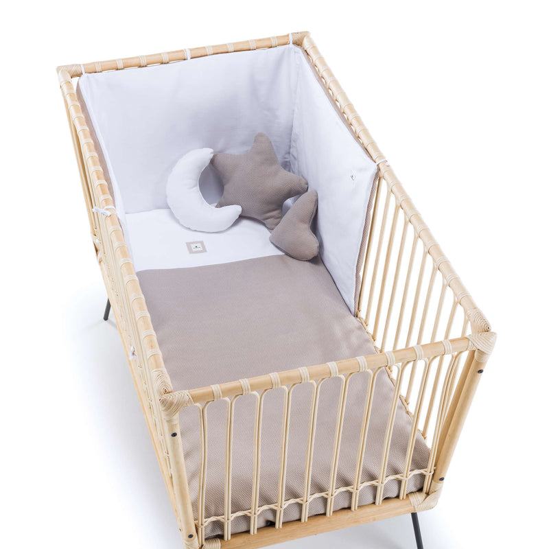 Tour de lit bébé Diem 60x120 cm (réversible) brun · 707-153 Arena