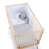 Bumper for cot Diem 60x120 cm (reversible) grey · 707-178 Carezza